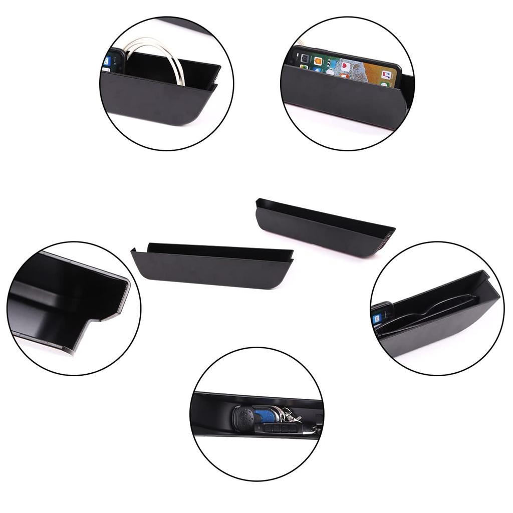 Бокс для хранения на консоль для автомобиля Land Rover Defender, центральная консоль, внешний бокс для хранения на консоль для небольшого интерьера, легко устанавливаемый АБС, комплект из 2 штук (2020-2024 гг.), Поднос,