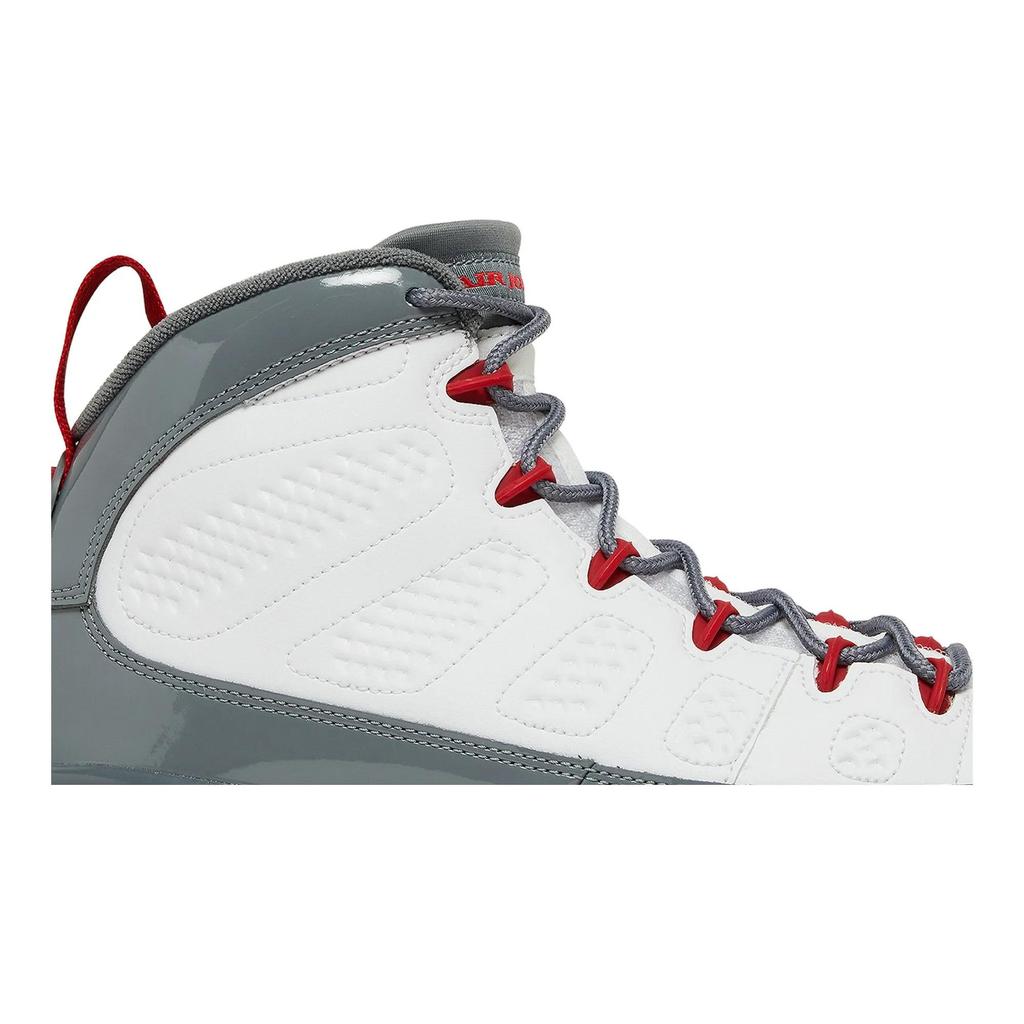 Air Jordan 9 Retro 'Fire Red' (Unisex) White / Cool Grey / Fire Red Vintage Basketball Shoes CT8019 162