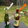 Открывалка для бутылок с рычажным механизмом Портативный съемник пивных крышек для стеклянных бутылок Легкий незаменимый кухонный инструмент для кемпинга на природе вечеринки