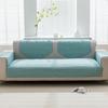Simplicity Sofa Cushion Four Seasons Universal Couch Cushion Pure Cotton Sewn Scallop Pattern Sofa Mat Solid Color Sofa Cover