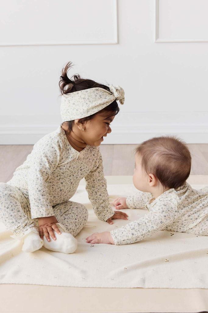 Jamie Kay OC Long Sleeve Dainty Egret Size 50 Bodysuit, Blues, JBCO245130, Baby,