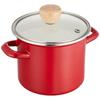 Cook Pot, Enamel, Deep, 12cm, Red, Crasso, HB-5068