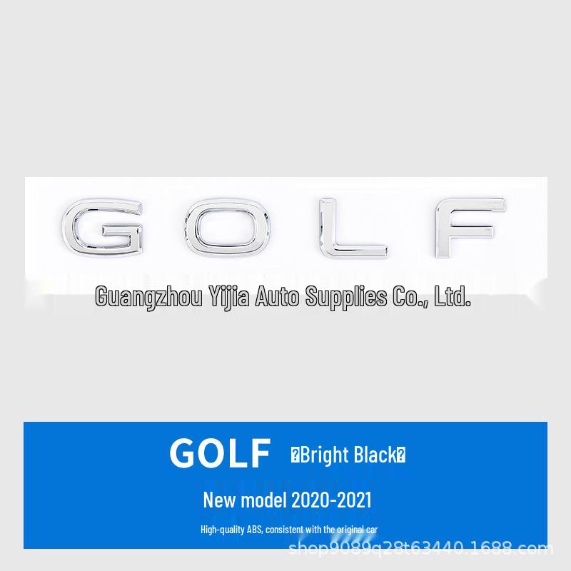 Наклейки с английским логотипом на задний багажник Volkswagen Golf для новых и старых моделей