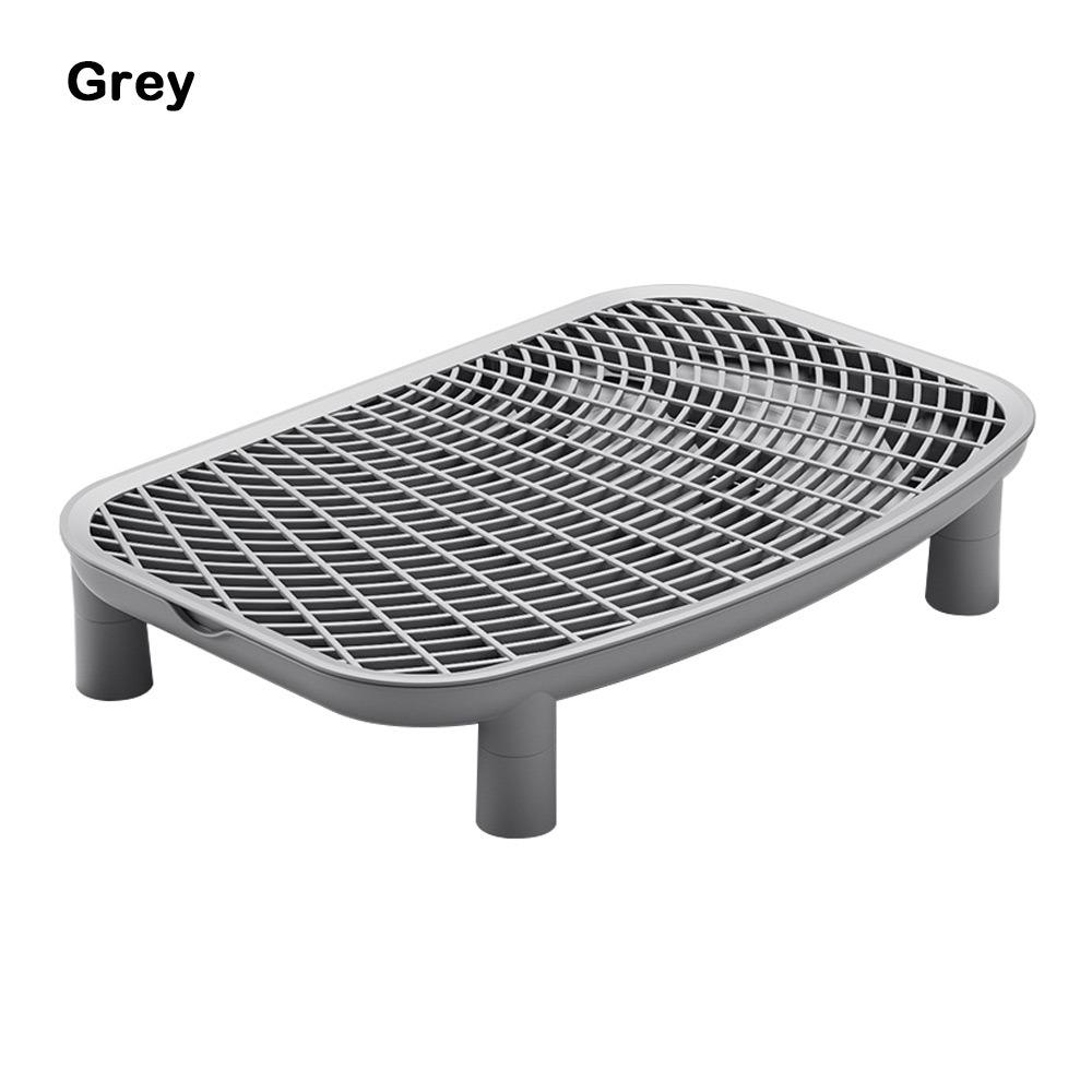 Plastic Pet Cat Litter Mat Anti-carrying Double-layer Cat Litter Pad Detachable Ramp Stairs Cat Litter Trapping Mat Pet Falling