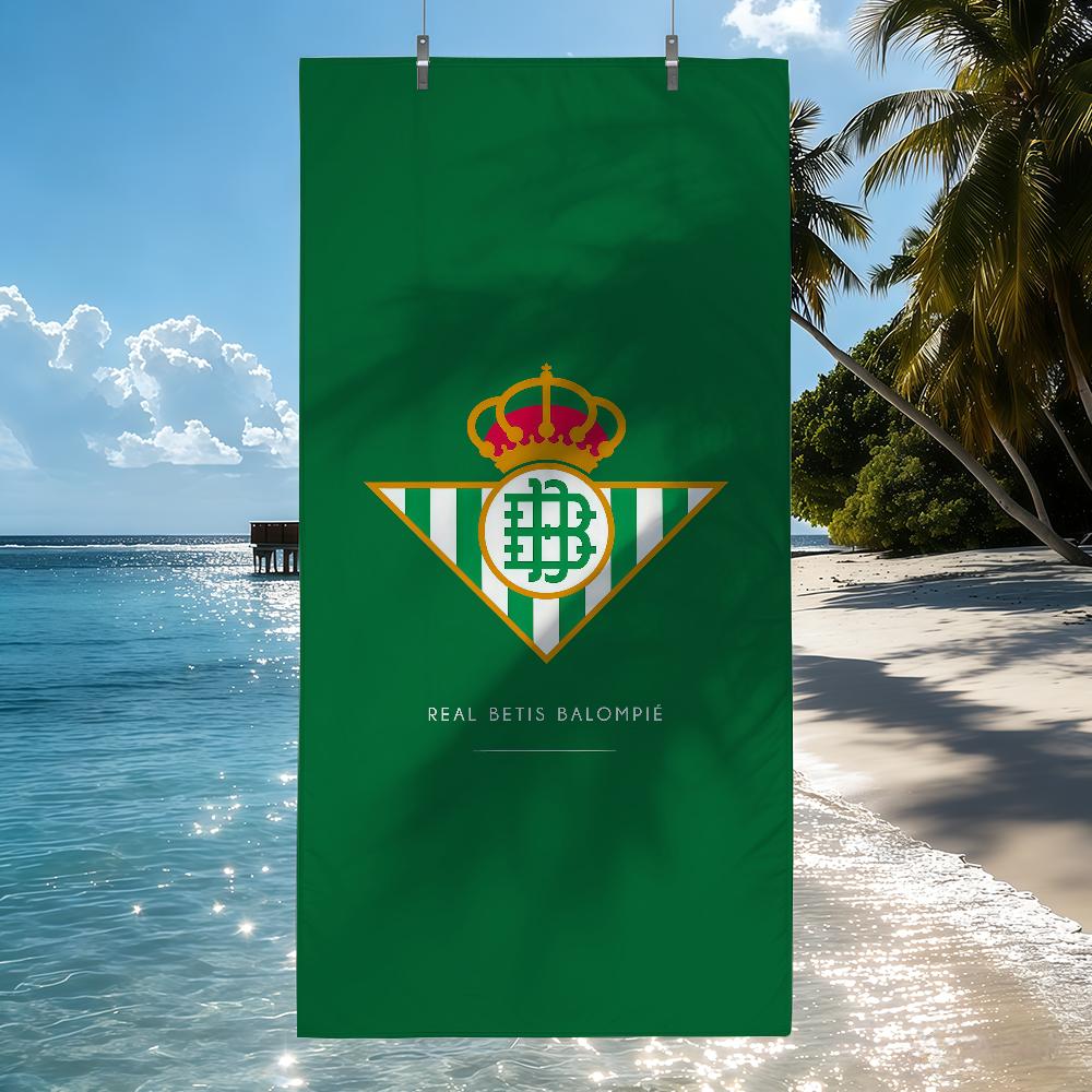 Команда R-Real B-Betis мяч Полотенце Сушка Банное полотенце Применимо для легкого плавания кемпинга йоги пляжа на открытом воздухе Balompie