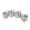 Household 304 Stainless Steel Seasoning Tank Buffet Restaurant Hotel Korean Gold Seasoning Salt Tank Seasoning Storage Tank
