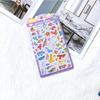 Imported original NEKONI cartoon animal panda cat 3D relief sticker scrapbook Diy Journal cute stationery sticker