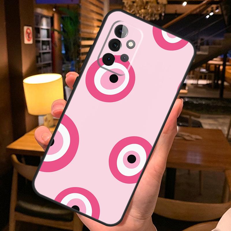 Чехол с мультяшным рисунком и большими глазами для Samsung Galaxy A36 A56 A26 A16 A06 A53 A33 A13 A12 A32 A52 A55 A35 A15 A54 A34 A14