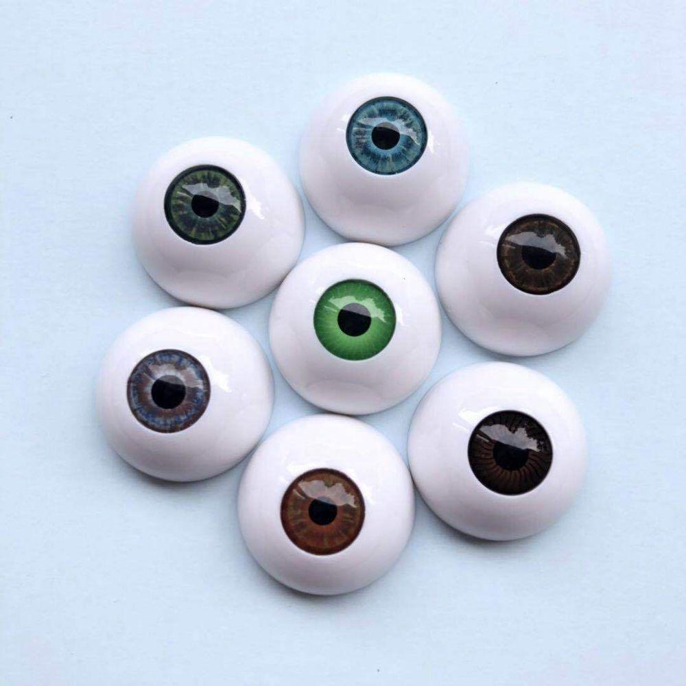 24мм 30мм Аксессуары для BJD куклы Кукольный глаз Кукольные поделки Акриловые глаза Безопасность Игрушка-животное
