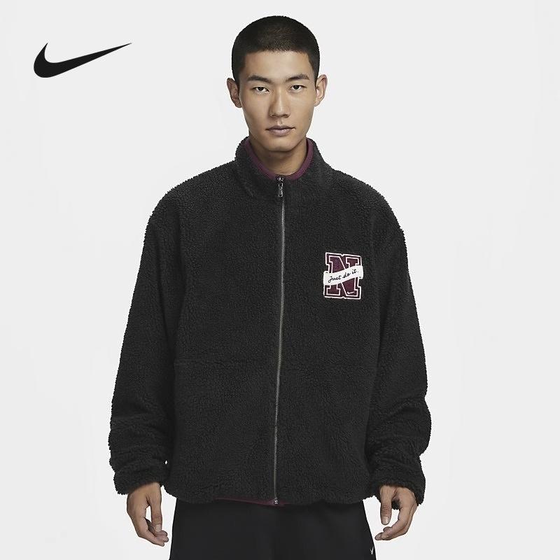 Nike Мужская зимняя куртка NSW 'Черно-красная' двусторонняя FV8588-010