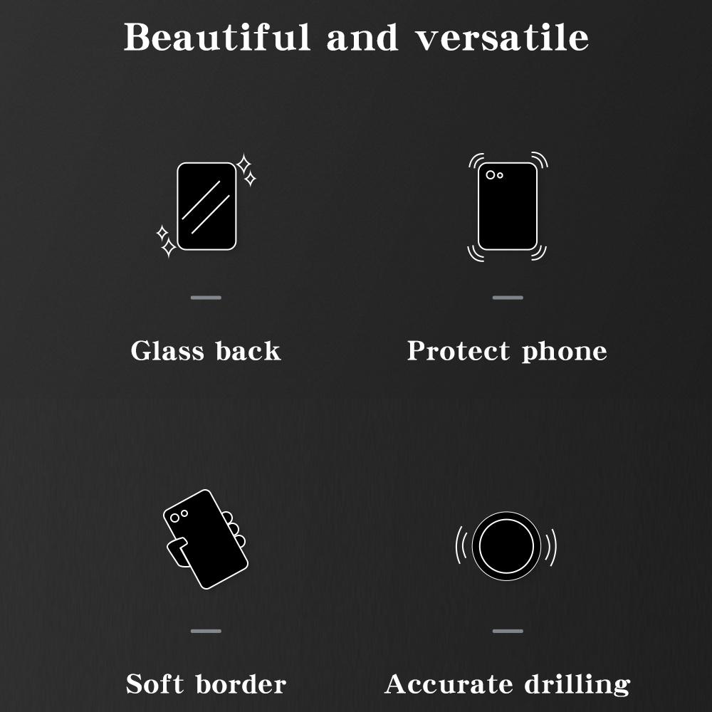 For Oppo A5x 4G/5G Case Marble Pattern Tempered Glass+PC+TPU Protective Phone Cover