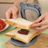 Flip Design Square Sandwich Cutter Bear Shape Bread Mold Kawaii Sandwich Press Mould  Lunch