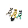 Folding bicycle TC4 Titanium Alloy  Catcher Crab Clamp Head Tube Fixing Buckle Titanium Screw For Brompton Bike Cycling Parts