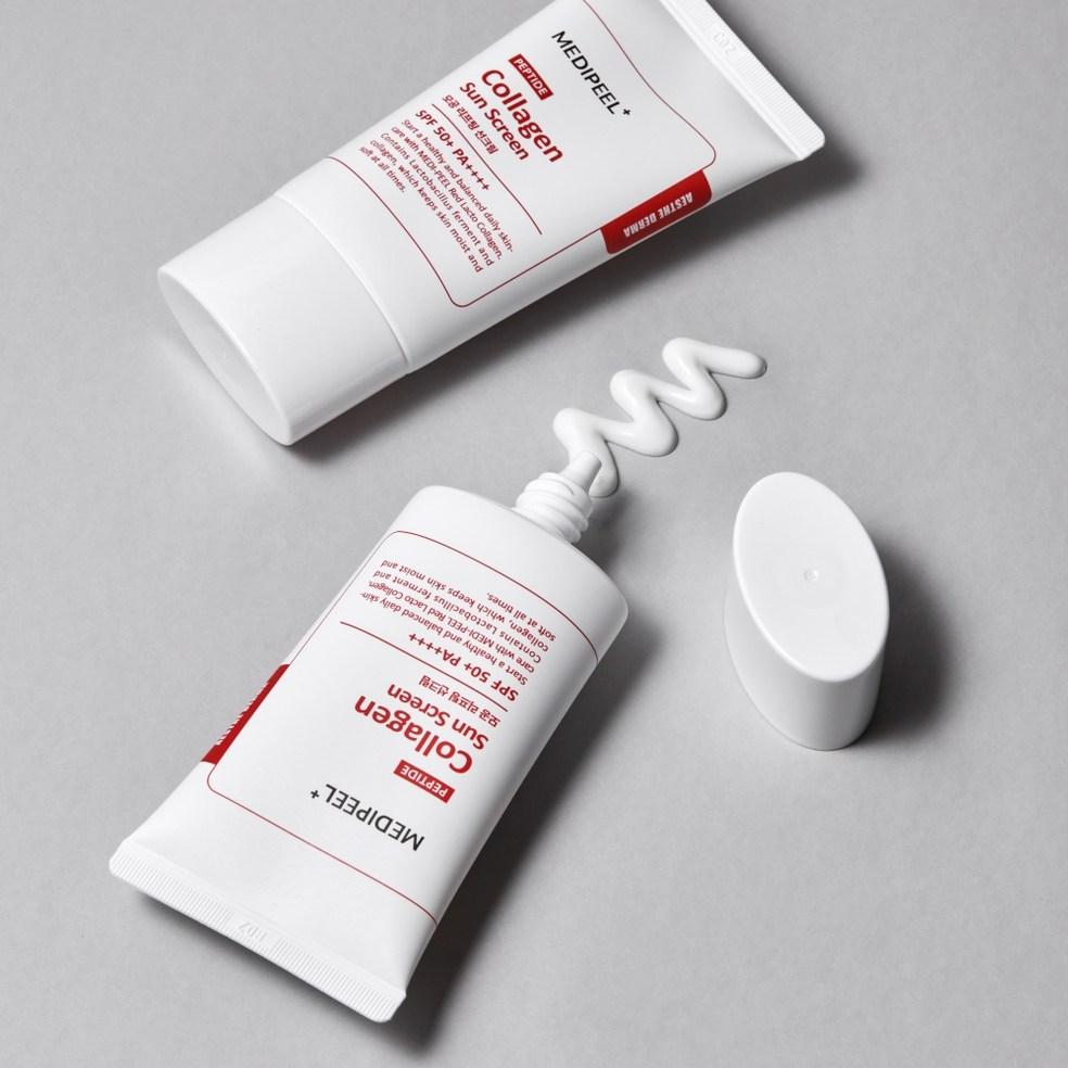 MEDI-PEEL Red Lacto Collagen Pore Lifting Sun Cream SPF50+ PA++++ 50г