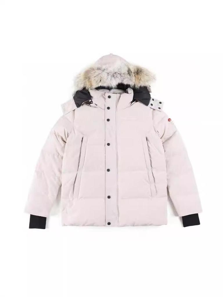 Парка Wyndham с гусиным пухом: 29 стилей - Мужские и женские с капюшоном и воротником из меха волка