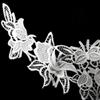 2PCS Water-soluble Lace Embroidery Polyester Silk Hollowed Out Corsage Collar Fake Collar DIY Clothing Handmade Accessories