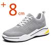 Fashion Elevator Shoes Men Sneakers Height Increasing Shoes Leisure Sports Casual Taller Shoes Man Increase Shoes Insole 8cm