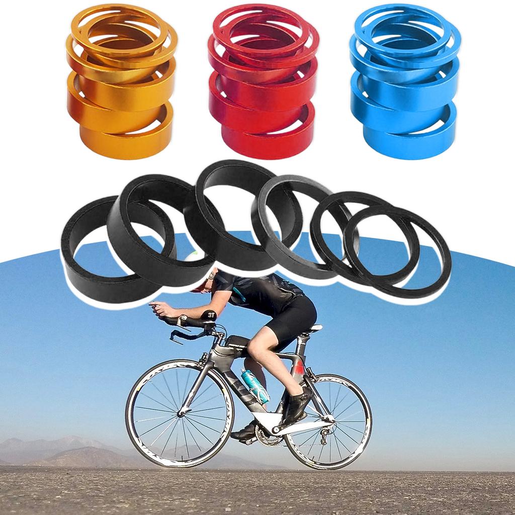 Проставки под рулевую колонку из алюминиевого сплава, велосипедные кольца, прокладки, шайба под переднюю вилку, проставки для руля горных велосипедов