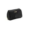 MARY QUANT Shrink Daisy Patch Oval Pouch H10 x W15 x D8cm Black