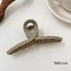 Сплошные черные матовые большие акриловые заколки-крабы для волос, заколки-акула, заколки-крабы, головные уборы для женщин, аксессуары для волос