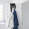 Black Coating Cats Shaped Over Door Hook Rustproof Over the Door Hangers Wall Hanger  Cat Lovers