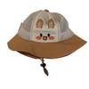 Cute Breathable Kids Sun Hat Quick-dry Mesh Cartoon Bucket Cap Rabbit Summer Children Fisherman Hat Travel