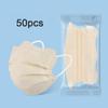 50pcs Morandi Color Disposable Face Mask Butterfly Shaped Design Protective Face Cover