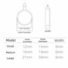 5PCS with Rubber Circle Fishing Rod Hook Holder Fishing Hook Holder  for Outdoor Fishing
