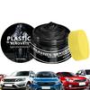 Car & Motorcycle Renovation Wax Plastic & Rubber Repair Cream - Nano Enhanced Black Car Wax Renovation Wax Interior Restorer