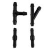 Kits Hose Washer Jet Windshield 100cm Black Car For Nozzle Pump Hose Connectors Rubber&Plastic T-Type Tube Pipe