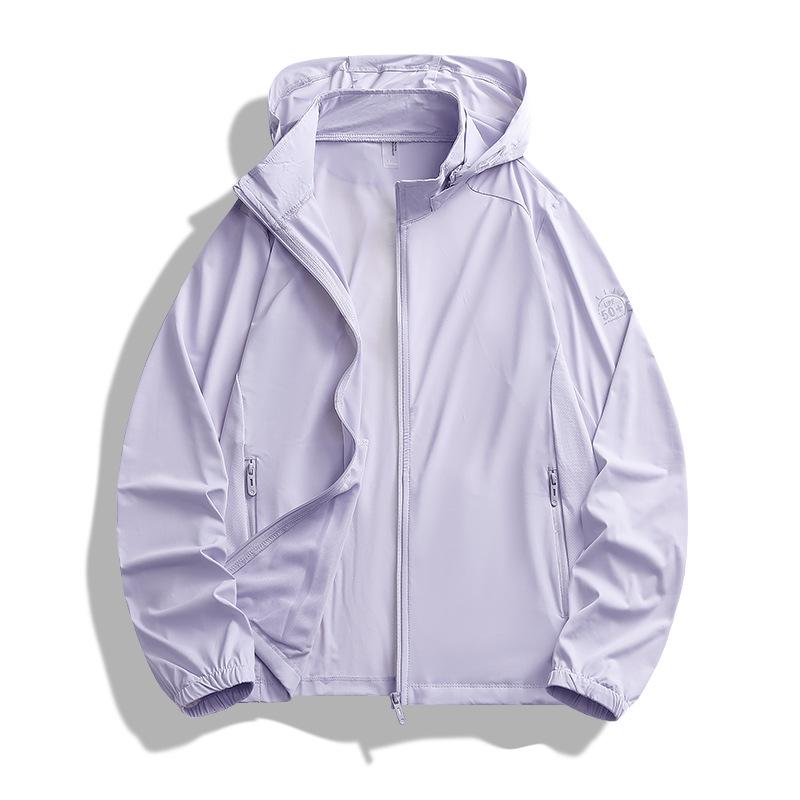 Унисекс куртка из ледяного шелка с защитой от УФ-лучей: Летняя рыболовная солнцезащитная куртка