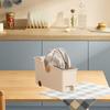 Container with Roll Wheel Storage Basket for Cabinet Countertops