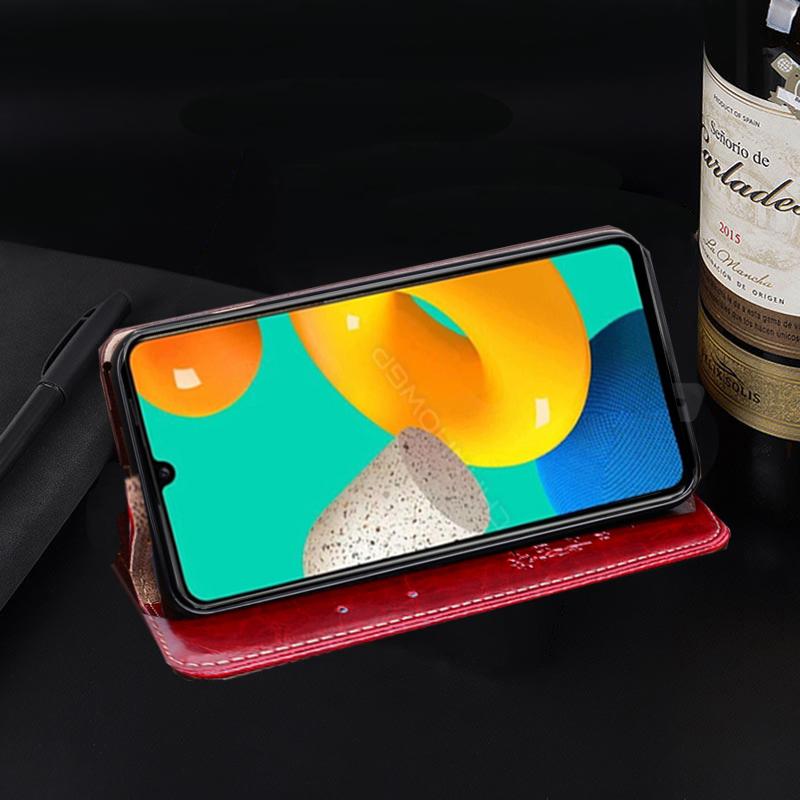 Роскошный кожаный флип-чехол с книгой для OPPO Realme C35 C31 C30 C21Y C25Y C20 C11 9 8 Pro 9i 8i A54 A74 A94 A36 A57 5G 4G, чехол-бумажник