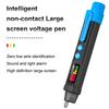 Color Screen Voltage Indicator Electric Voltage Test Pen Non-contact Voltage Detector Voltage Tester Sound Light Alarm