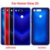 Заднее стекло для Huawei Honor V20 View 20, замена корпуса задней панели аккумулятора с камерой