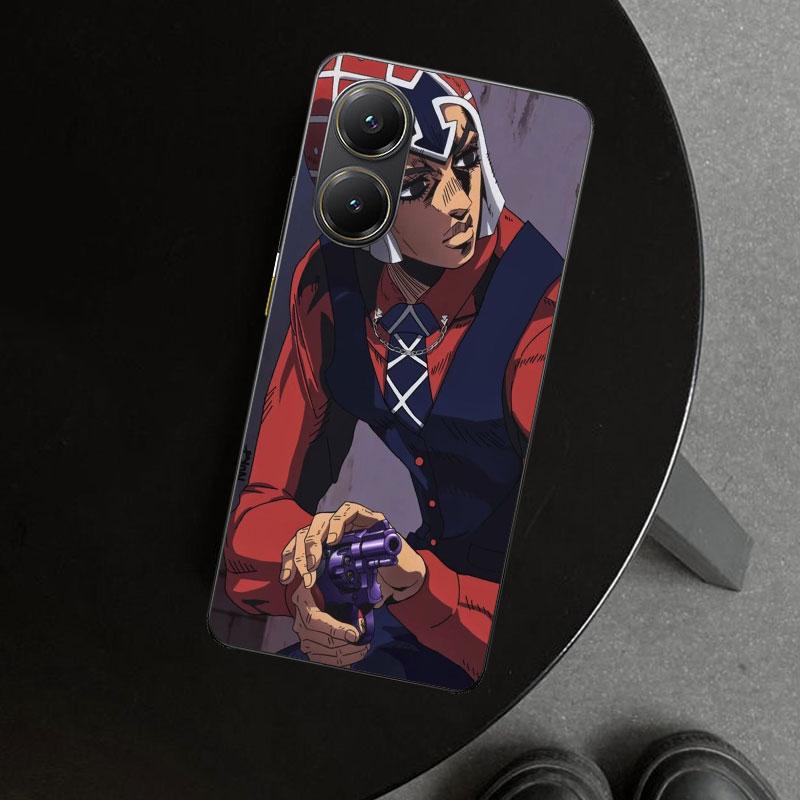 Чехол для телефона JoJo Adventure Guido Mista для Xiaomi Poco X6 X5 X7 Pro F7 Ultra Redmi 15C 15 13C 13 12C 12 10C 10 10A 9C 9A 9T
