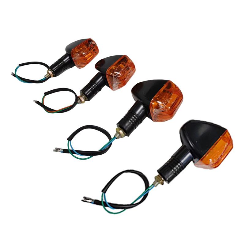 Универсальный мотоциклетный сигнал поворота для Haojue Suzuki Qjmotor GT125 EN125 HJ150 HJ125 Индикатор Мигалка Желтый Указатель