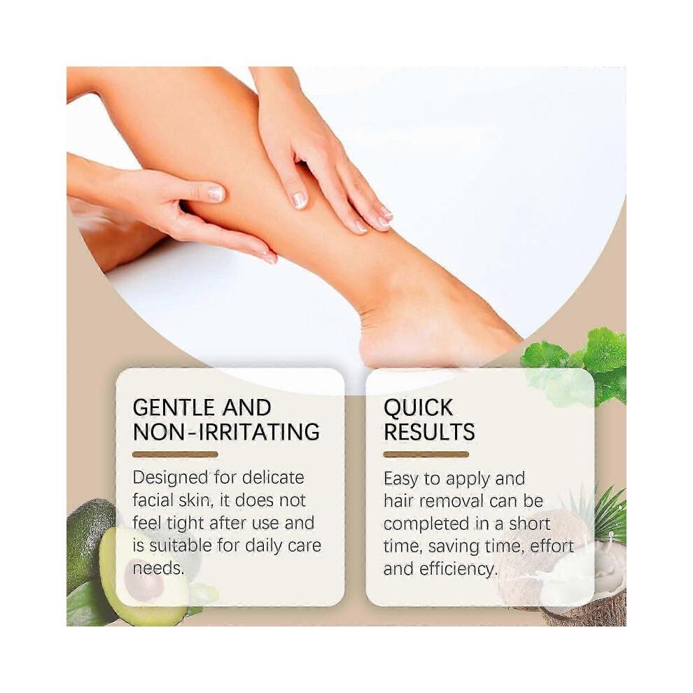 Coconut facial gentle hair removal cream Facial hair removal men and women lips and beards are gentle and not irritating