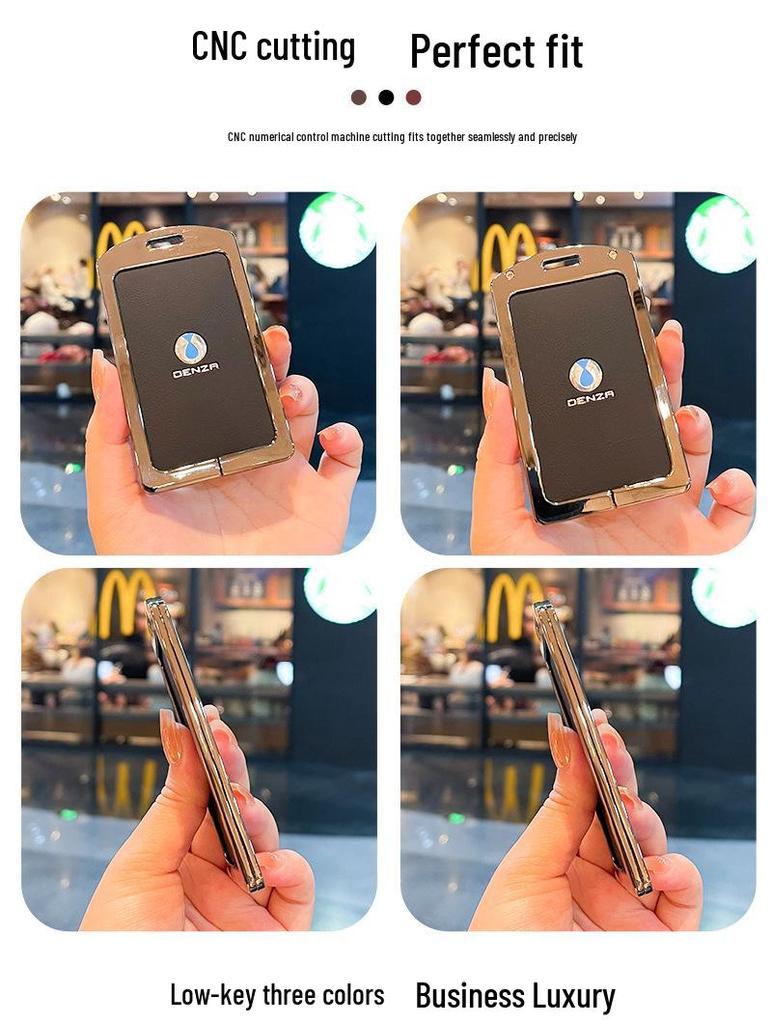 Чехол для брелока Denza D9, NFC-кейс для пикапа DMI, Полностью закрывающийся металлический зажим для электромобиля, для новой модели.