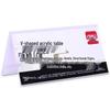 Deli 9294V Acrylic Desk Sign Holder