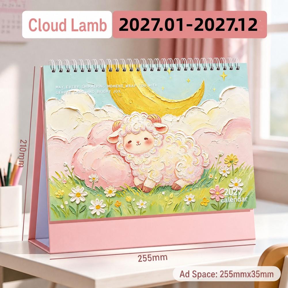Habit Tracking Calendar Standing Standing Calendar Desk Calendar Handwritable For Birthday Gift Study Planning Work Planning