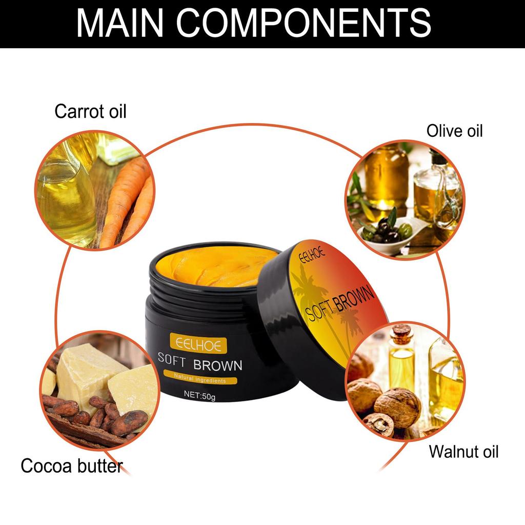 EELHOE Aloe Beauty Black Lotion moisturizes and moisturizes natural bronzer, available for the whole body, summer beach 50g