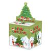 Tree Pattern Christmas Party Decor Gift Box Money Box Holiday Celebration Prop