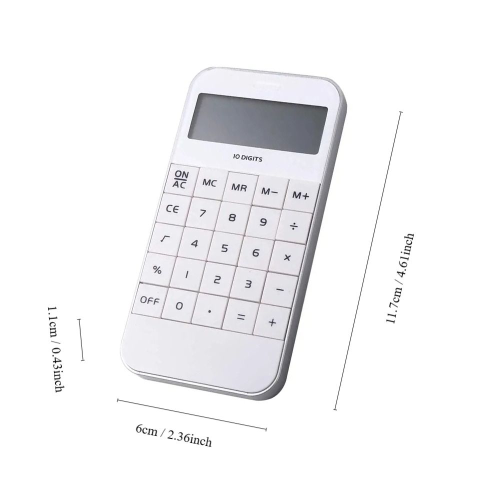 Mini Electronic Calculator 10 Digit School Supplies Fashion Student Stationery Office