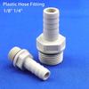 1 шт. 6/8/10/12 мм пластиковый фитинг для шланга Садовый ирригационный аксессуар 1/4" 1/8" BSP Наружная резьба Соединитель Штуцер Хвостовик
