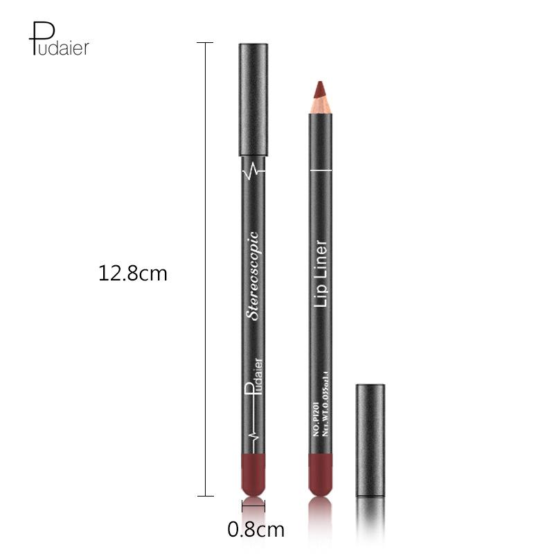 Matte Velvet Lipstick 12 Pcs/sets Lip Liner Waterproof Non-smudge Makeup