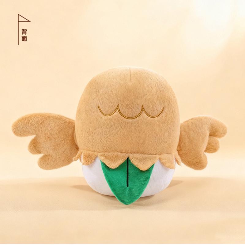 30-50Cm Cute Rowlet Plush Toys Stuffed Doll Cartoon Pokémon Plushie Anime Bird Pillow Xmas Birthday Gift For Kids