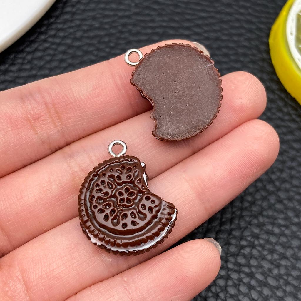 10Pc/Set New Popular Realistic Coffee Bean And Coffee Cup Pendants, Resin Accessories For Diy Creative And Fun Earrings Necklace