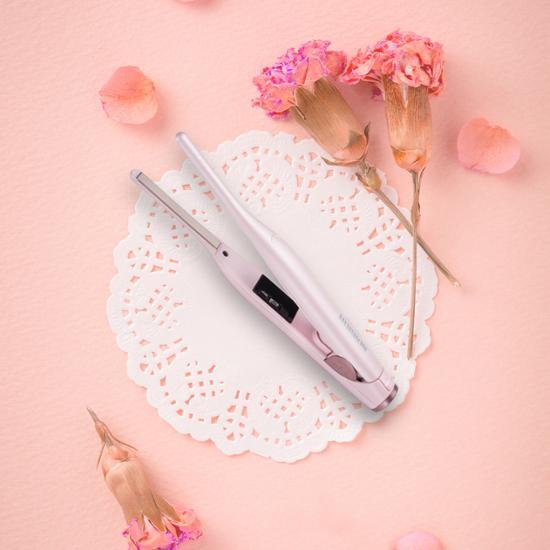 Hubron Root Volume Slim Плойка для волос Baby Pink