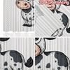 2D Flat Printing,2pcs Happy Birthday Cow Character Popular Fashionable Curtains Durable Polyester Curtains Versatile All Use for